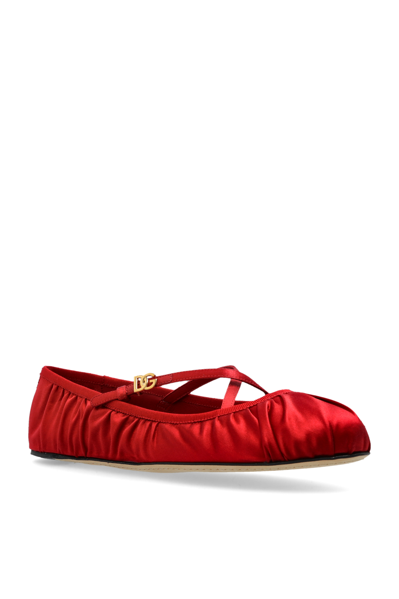 フラットシューズ Dolce & Gabbana Satin Ballerina Flats Dolce & Gabbana Satin Ballet Flats | Women's Shoes | Vitkac
